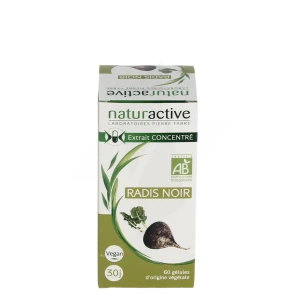 Naturactive Phytotherapie Radis Noir Bio Gél Pilulier/60