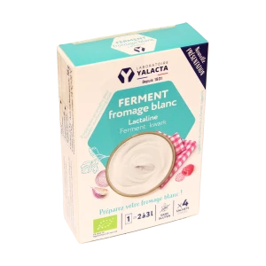 Yalacta Ferment Pour Fromage Blanc Lactaline Bio 4 Sachets/4g