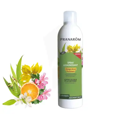 Pranarôm Aromaforce Spray Assainissant Orange Ravintsara Bio Fl/400ml