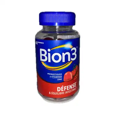 Bion 3 Defense Gomme Fruits Rouges Pot/60 à Saint-Médard-en-Jalles