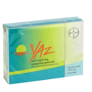 Pharmacie de la Terrasse - Médicament Yaz 0,02 Mg/3 Mg, Comprimé ...