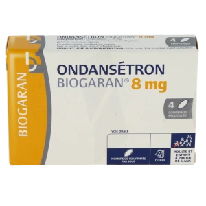 Ondansetron Biogaran 8 Mg, Comprimé Pelliculé