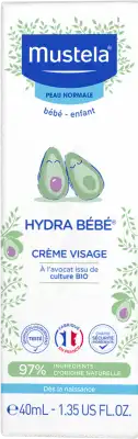 Mustela Hydra Bébé® Crème Visage à L’avocat Bio 40ml à FLEURANCE