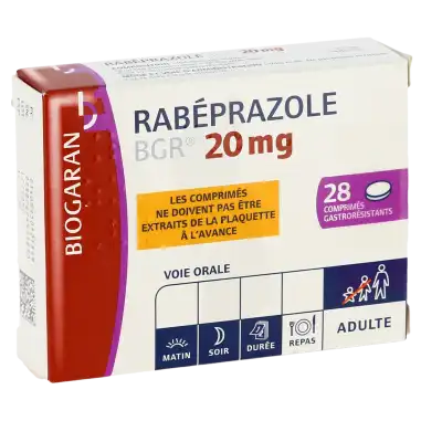 Rabeprazole Bgr 20 Mg, Comprimé Gastrorésistant à DIJON