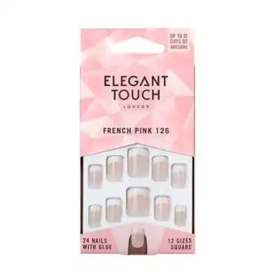 Elegant Touch ET FRENCH NAILS - 126 (S) (PINK)