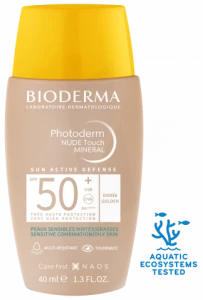 Bioderma Photoderm Nude Touch Minéral Spf50+ Crème Dorée Fl/40ml
