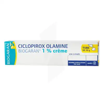 Ciclopirox Olamine Biogaran 1 %, Crème à Concarneau