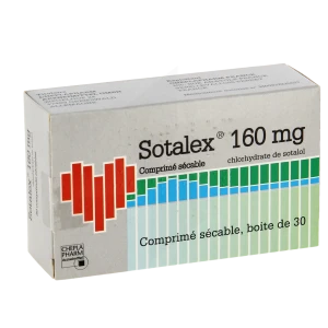 Sotalex 160 Mg, Comprimé Sécable