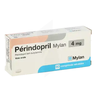 Perindopril Mylan 4 Mg, Comprimé Sécable à Saint Leu La Forêt