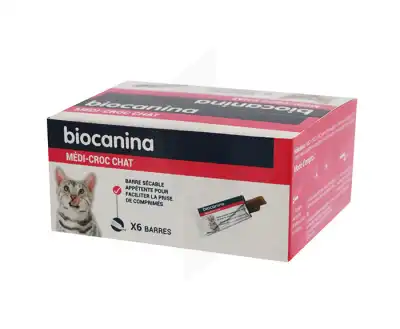 Biocanina Medi-croc Barre Chat B/6 à HEROUVILLE ST CLAIR