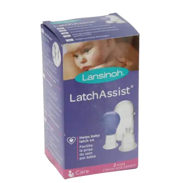Lansinoh Latch Assist Appareil Type Ventouse Mamelon Plat