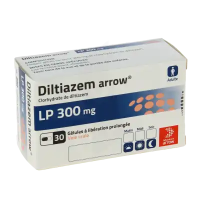 Diltiazem Arrow Lp 300 Mg, Gélule à Libération Prolongée à Casteljaloux