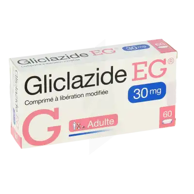 Gliclazide Eg Labo Laboratoires Eurogenerics 30 Mg, Comprimé à Libération Modifiée à Nice