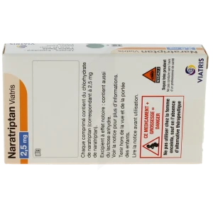 Naratriptan Viatris 2,5 Mg, Comprimé Pelliculé