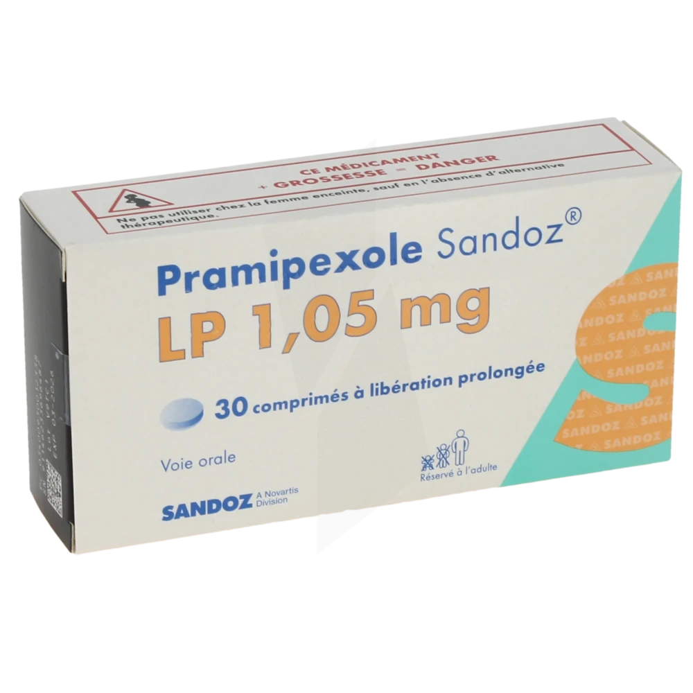 Pramipexole Sandoz Lp 1,05 Mg, Comprimé à Libération Prolongé