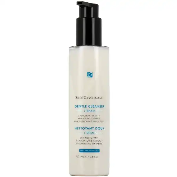 Skinceuticals Gentle Cleanser Lait Nettoyant Démaquillant Doux Flacon Pompe/190ml