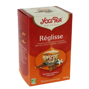 Yogi Tea Tisane Ayurvédique Réglisse Bio 17 Sachets/1,8g