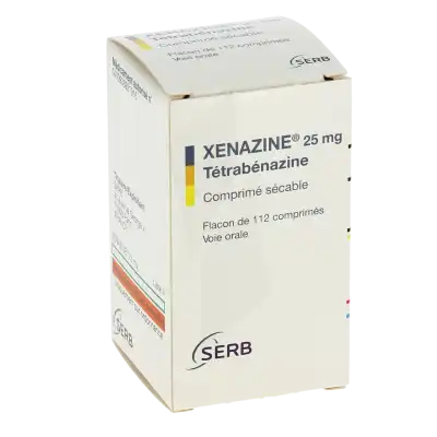 XENAZINE 25 mg, comprimé sécable