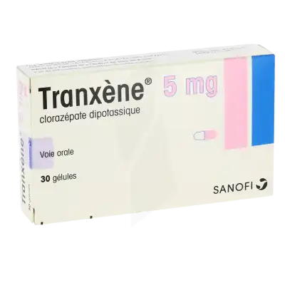 Tranxene 5 Mg, Gélule à LA TREMBLADE