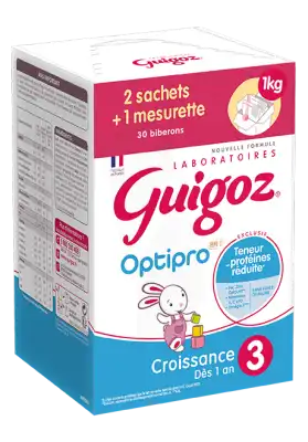 Guigoz Optipro 3 Lait En Poudre B/1kg à Aubervilliers