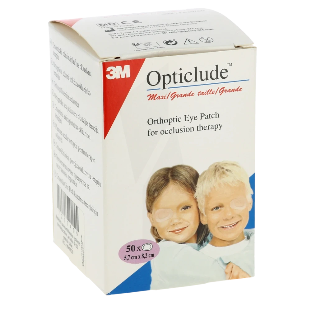 Opticlude Pansement Orthoptique Chair Maxi 5,7x8cm B/50