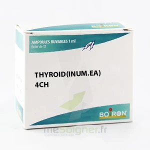 Boiron Thyroidea 4ch Solution Buvable En Ampoules Boîte De 12 Ampoules