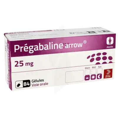 Pregabaline Arrow 25 Mg, Gélule à Bordeaux