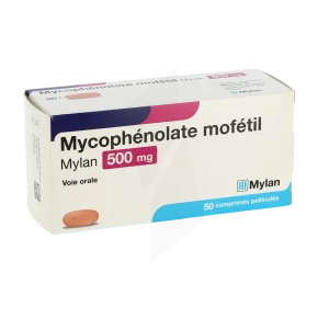 Mycophenolate Mofetil Viatris 500 Mg, Comprimé Pelliculé