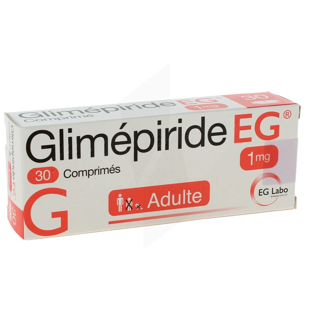 Glimepiride Eg 1 Mg, Comprimé