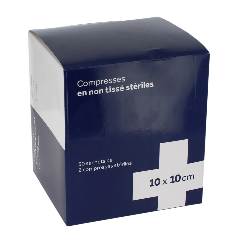 Mefra Compr Non Tissé Stérile 10x10cm 50sach/2