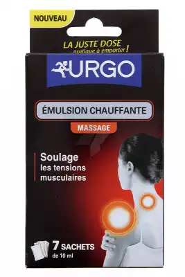 Emulsion Chauffante Massage Urgo X 7 à La Sauve