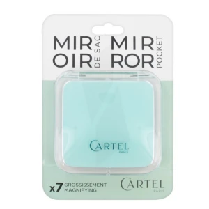Vitry Miroir De Sac Carré X7 Vert 8,5cm