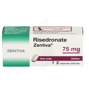 Risedronate Zentiva 75 Mg, Comprimé Pelliculé