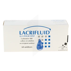 Lacrifluid 0,13% Collyre En Solution Unid/60