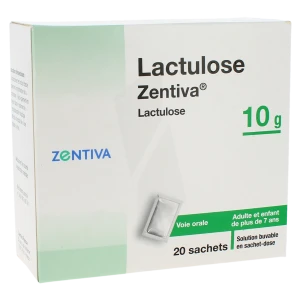 Lactulose Zentiva 10 G, Solution Buvable En Sachet-dose