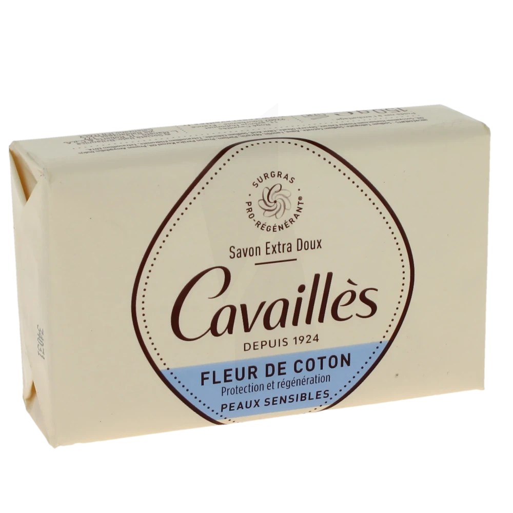 Rogé Cavaillès Savon Solide Surgras Extra Doux Fleur De Coton 150g