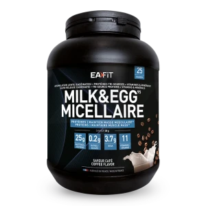 Eafit Milk & Egg 95 Micellaire Poudre Pour Boisson Café Frappé Pot/750g