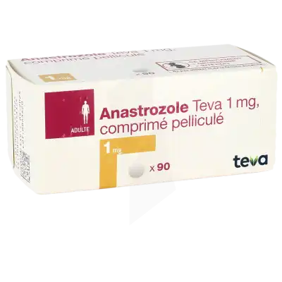 Anastrozole Teva 1 Mg, Comprimé Pelliculé à Eysines