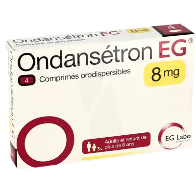 Ondansetron Eg 8 Mg, Comprimé Orodispersible à LIVRON-SUR-DROME