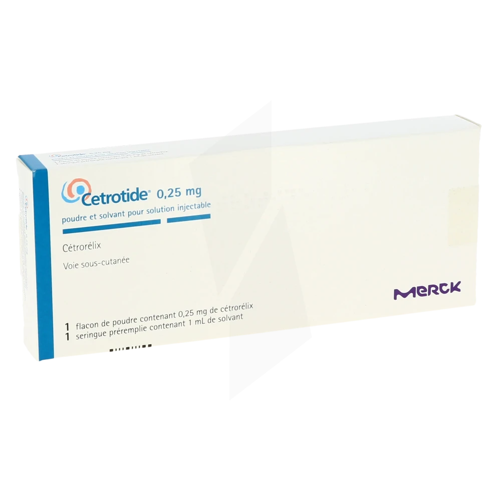 Cetrotide 0,25 Mg, Poudre Et Solvant Pour Solution Injectable