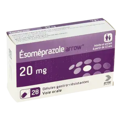 Esomeprazole Arrow 20 Mg, Gélule Gastro-résistante à Beauvais