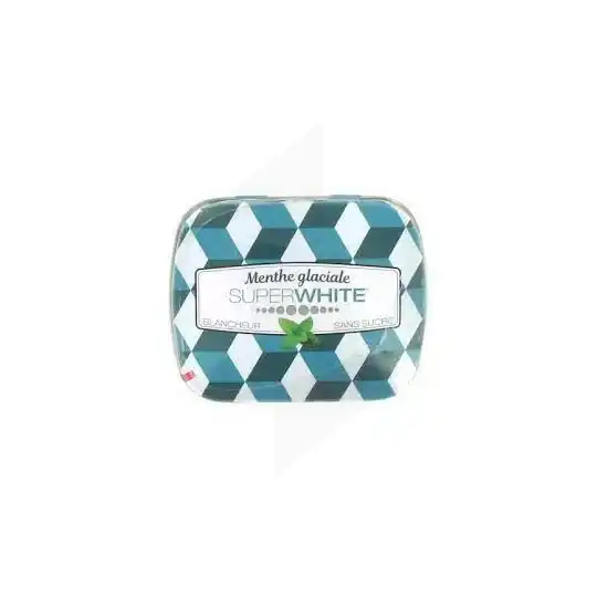 Biosynex Superwhite Fresh Mini Mints Pastilles Menthe Glaciale B/50