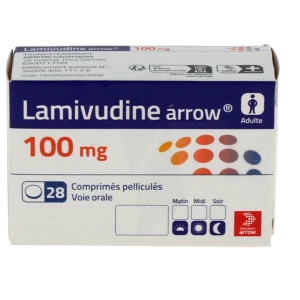Lamivudine Arrow 100 Mg, Comprimé Pelliculé