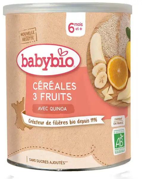 Babybio Céréales 3 Fruits