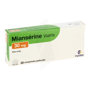 Mianserine Viatris 30 Mg, Comprimé Pelliculé