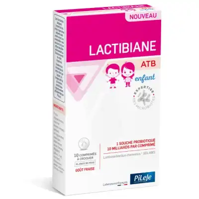 Lactibiane Atb Enfant Comprimés à Croquer Fraise Boîte De 10 à VIC-LE-COMTE