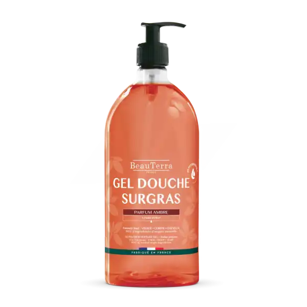 Beauterra - Gel Douche 3 En 1 - Ambre - 1l