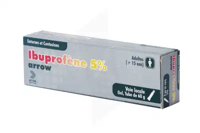 Ibuprofene Arrow 5 %, Gel à Blere