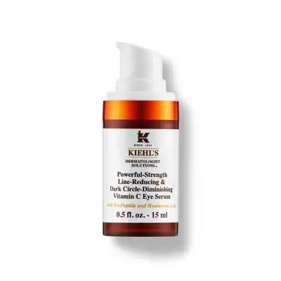 Kiehl’s Powerful-strength Line-reducing & Dark Circle-diminishing Vitamin C Eye Serum Sérum Contour Des Yeux Réducteur De Rides Et Anti-cernes à La Vitamine C Fl/15ml à Égletons