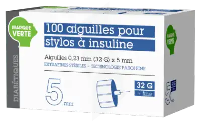 Soludiab Aiguilles Stylos Insuline 8mm Fines 31g  Bt100 à Bègles